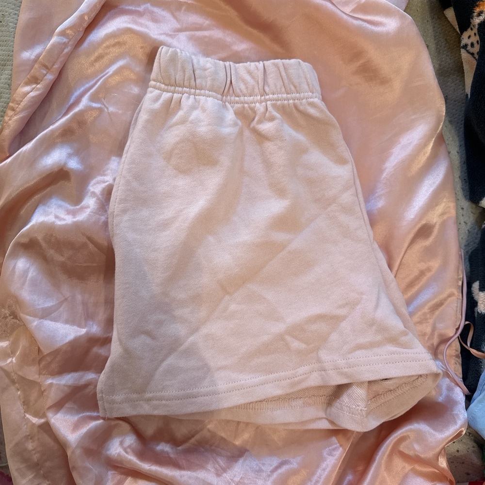 Pink Elastic Waist Skirt